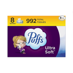 24 cajas de pañuelos PuffsLotion, 124 pañuelos por caja