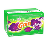 Suavizante de tela para ropa, 240 unidades, Gain Dryer Sheets, Moonlight Breeze
