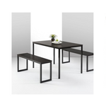 Juego de mesa de comedor Soho de 3 piezas ZINUS Louis Modern Studio Collection
