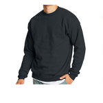 Hanes Sudadera tipo jersey de mezcla de algodón y forro polar Ecosmart para hombre