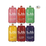 18 latas de agua con gas burbujeante (paquete variado de 6 sabores)