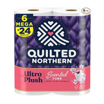Papel higiénico acolchado Northern Ultra Plush (6 megarollos = 24 megarollos regulares)