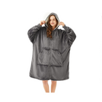 Sudadera con capucha tipo manta usable