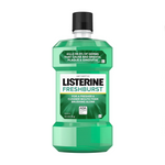 Obtenga 3 enjuagues bucales antisépticos Listerine Freshburst, botellas de 1 litro