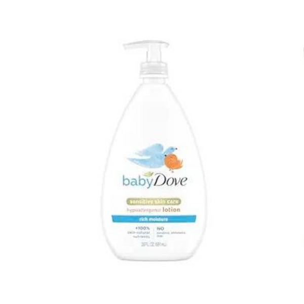 Baby Dove Sensitive Skin Care Body Lotion For Delicate Baby Skin (20 fl oz)