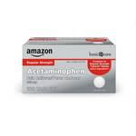 Amazon Basic Care Pain Relief, Acetaminophen Tablets 325 mg, (100 Count)