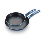 T-fal Excite ProGlide antiadherente Thermo-Spot indicador de calor apto para lavavajillas y horno juego de utensilios de cocina para freír de 8 y 10,5 pulgadas