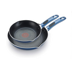 T-fal Excite ProGlide Nonstick Thermo-Spot Heat Indicator Dishwasher Oven Safe 8 Inch and 10.5 Inch Fry Pan Cookware Set