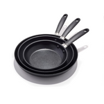 OXO Good Grips 3-Layered German Engineered 8″ 10″ and 12″ Frying Pan Skillet Set
