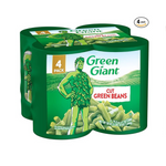 4 Cans of Green Giant Cut Green Beans
