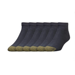 6 Pairs of Goldtoe Men’s Cotton Ankle Athletic Socks