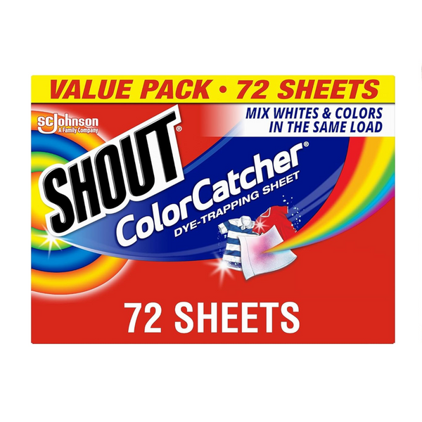 Shout Color Catcher Sheets para lavandería (72 unidades)
