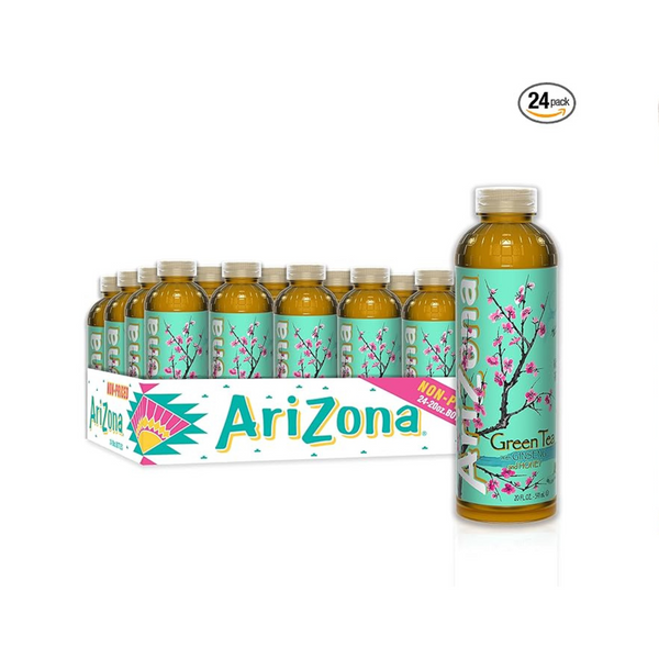 24 Pack of Arizona Green Tea with Ginseng and Honey