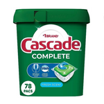 78-Ct Cascade Complete Dishwasher Pods