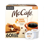 McCafe Toffee Almond Coffee Keurig Cápsulas K-Cup de una sola porción (60 unidades)