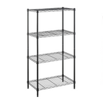 Estantería de almacenamiento ajustable Amazon Basics de 4 estantes 