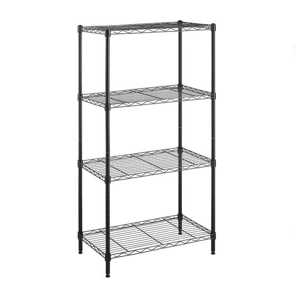 Estantería de almacenamiento ajustable Amazon Basics de 4 estantes 