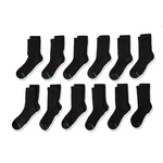 12 pares de calcetines deportivos acolchados dobles resistentes Hanes para niños