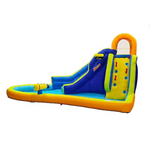 BANZAI Big Blast Water Park inflable al aire libre patio trasero tobogán acuático Splash Bounce escalada juguete