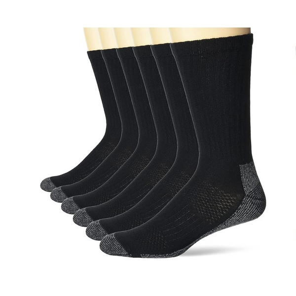 6 Pairs Hanes Men’s Work Socks