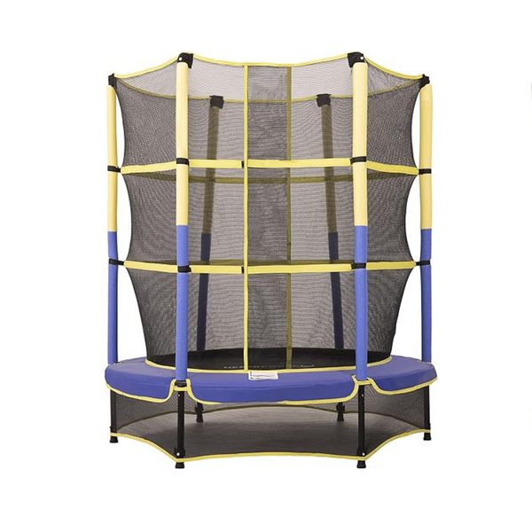 Bounce Galaxy 60 Inch Indoor Trampoline with Safety Net Enclosure