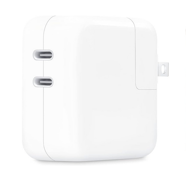 Adaptador de corriente Apple de 35 W con doble puerto USB-C