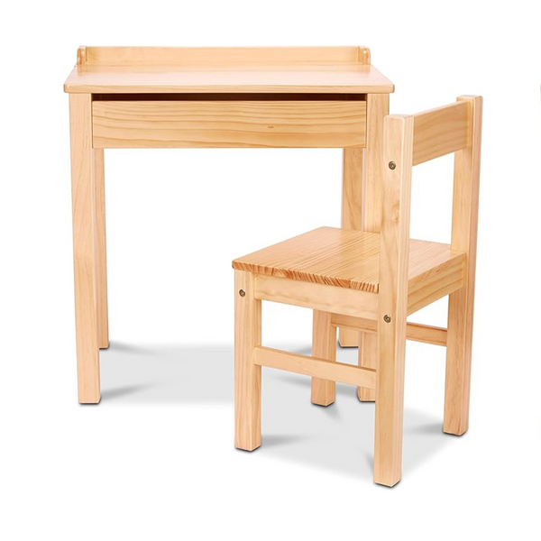 Melissa & Doug Wooden Lift-Top Desk & Chair