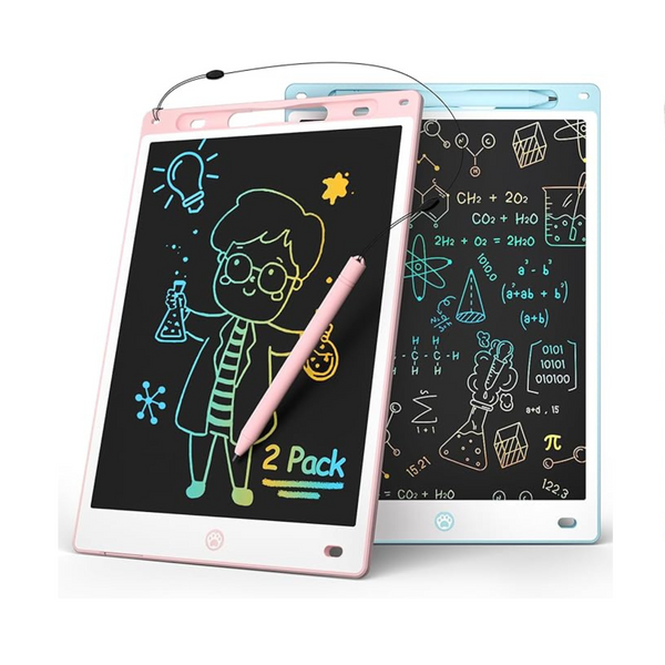 Paquete de 2 tabletas de escritura LCD para niños