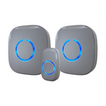 Timbre inalámbrico SadoTech: 1 timbre y 2 receptores de timbre enchufables