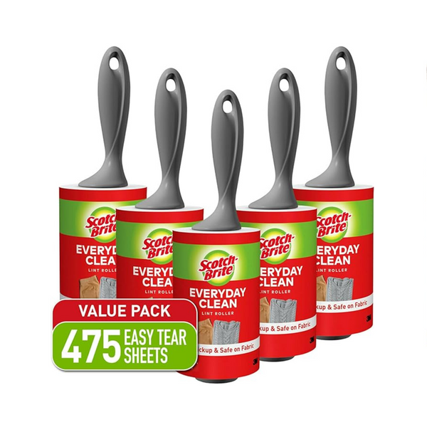 Pack of 5 Scotch-Brite Lint Roller Value Pack