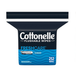 Cottonelle Fresh Care Flushable Adult Wet Wipes (1 Refill Pack, 252 Wipes per Pack)