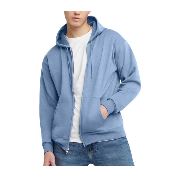 Hanes Men’s Full-Zip EcoSmart Hoodie (Various Colors)