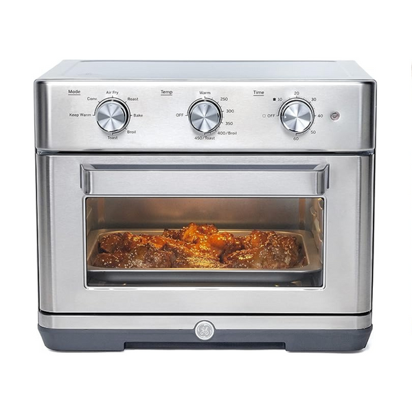 Horno tostador y freidora de aire mecánica GE + juego de accesorios