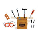 Black + Decker Jr Juego de cinturones de herramientas con 11 herramientas y accesorios