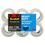 6 rollos de cinta de embalaje Scotch resistente