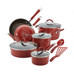 Juego de ollas y sartenes antiadherentes Rachael Ray Cucina de 12 piezas