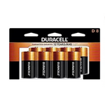 Baterías Duracell Coppertop D de 8 unidades