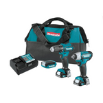 Makita 12V max CXT Litio-Ion Inalámbrico 3 piezas. Kit combinado