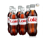 6 Pack Of Of 16.9oz Coca-Cola, Diet Coke, Or Coke Zero Sugar Bottles