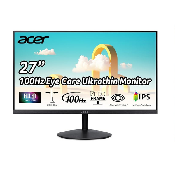 Monitor de oficina para juegos Acer de marco cero Full HD IPS de 27 ″