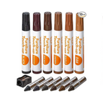 Katzco Kit de reparación de barras de cera y marcadores para muebles de madera de 13 piezas