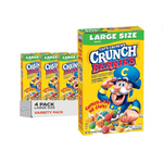 Cereal Cap'n Crunch, bayas crujientes (cajas de 16.8 oz, paquete de 4, OU-D)