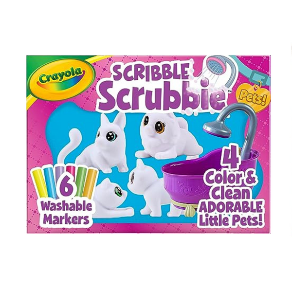Juego de bañera para mascotas Crayola Scribble Scrubbie