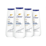 4 botellas de gel de baño Dove Body Wash de humedad profunda (20 oz)