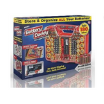 Estuche de almacenamiento organizador de baterías Ontel Battery Daddy