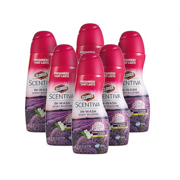 Paquete de 6 ambientadores para ropa Clorox Scentive Scentive Beads