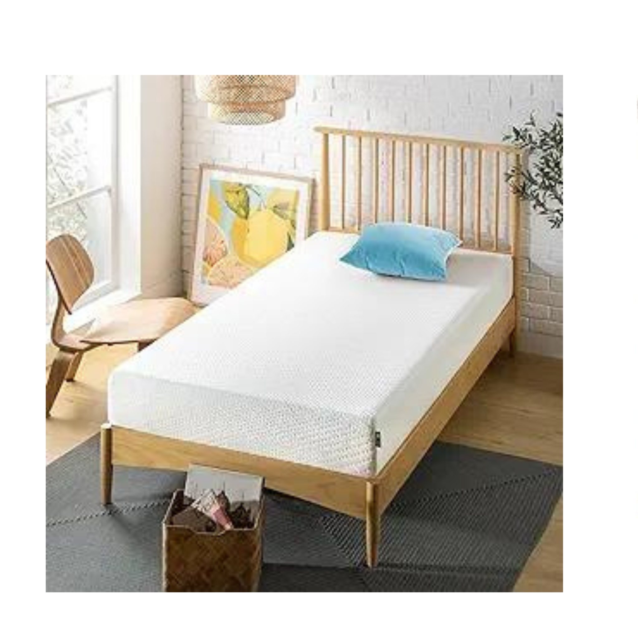 Zinus Twin 8 Inch Green Tea Essential Memory Foam Mattress