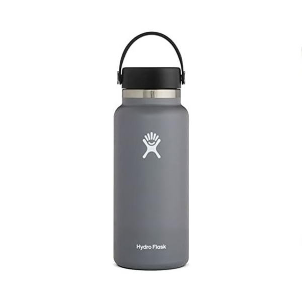Botella de agua con aislamiento de boca ancha de acero inoxidable Hydro Flask de 32 oz (varios colores)