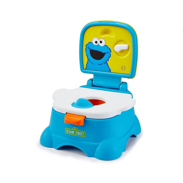 Silla de entrenamiento para ir al baño 3 en 1 del Monstruo de las Galletas de Barrio Sésamo (2 colores)