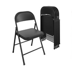 Paquete de 4 sillas plegables COSCO SmartFold totalmente de acero
